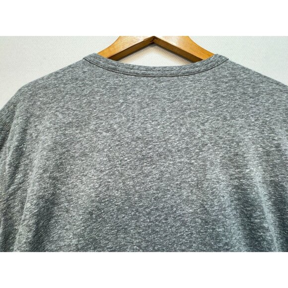 Untuckit Mens Long-Sleeve Henley Shirt Size XL Gray Casual Ultrasoft Crew Neck - Picture 10 of 11